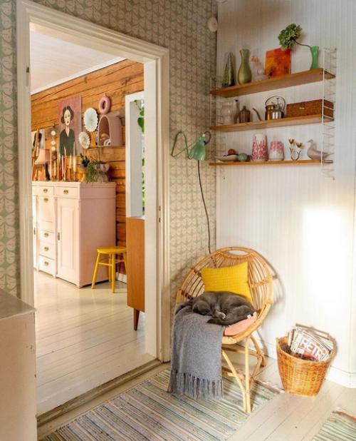 Яркий интерьер. Солнечный и красивый. 04