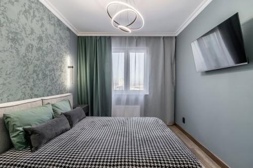 Спальня в проекте квартиры под сдачу в г. курган. 03