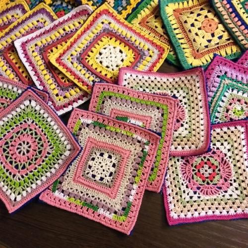 Как я небольшие остатки пряжи использую! 03