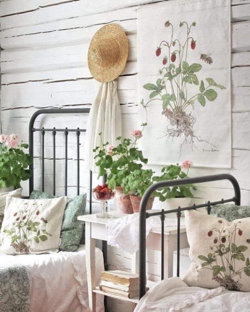 Очень красивый льняной текстиль в стиле кантри шведской художницы и дизайнера Эммы шедин, которая живет на ферме фрёвик в смоланде. 04