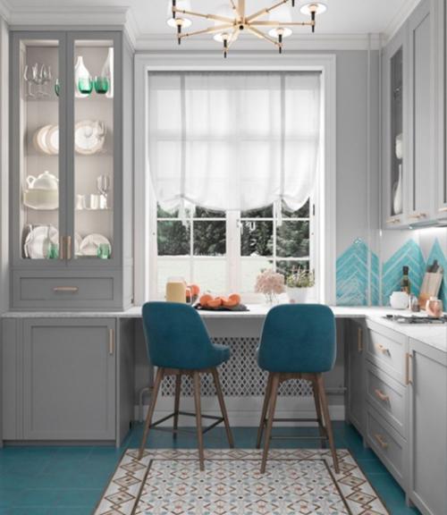 Светлый интерьер квартиры площадью 37 кв. 01