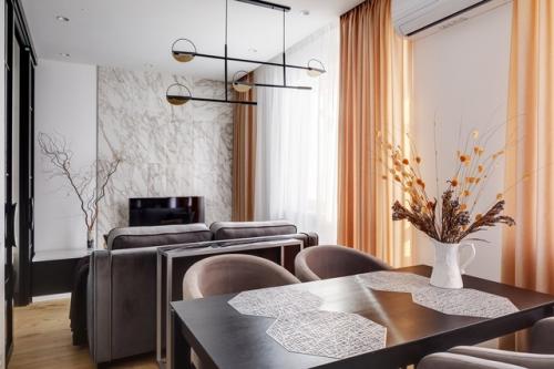 Современный интерьер квартиры 36, 1 м 2 (+ балкон) в ЖК Спасский мост в Красногорске. 06