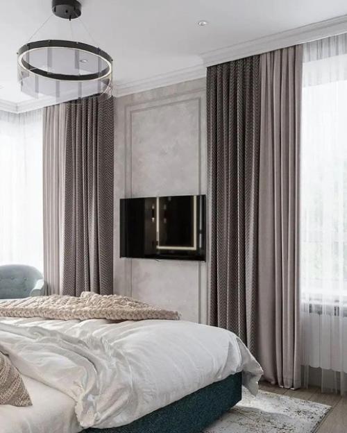 Красивый интерьер спальни. 02