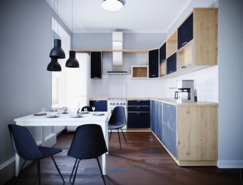 Современный интерьер!  Завершена работа над проектом редизайна 2-х квартиры на ул. Гастелло, которая принадлежит молодому человеку до 30 лет. 01