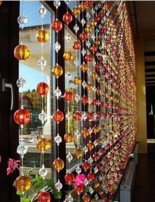 Шторы из бусин своими руками - увлекательно и красиво! 01