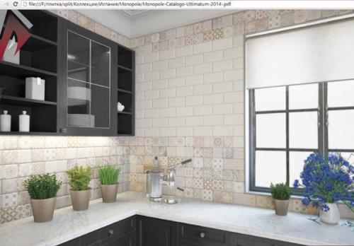 Стиль пэчворк. Керамическая плитка пэчворк очень востребована и пользуется большой популярностью в создании дизайна интерьера. 04