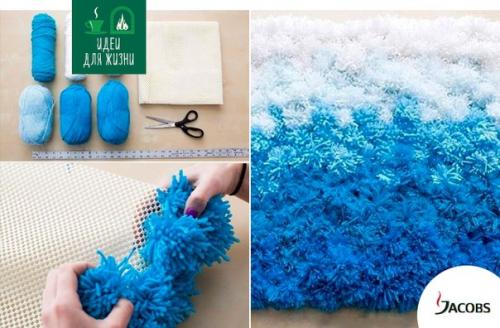 Уютной, яркой и полезной деталью интерьера может стать небольшой коврик, которому найдется место в любой комнате.  