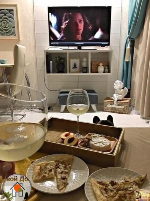 Уютная кухня - гостиная. 02