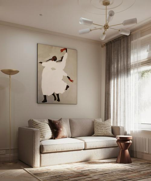 Проект 1-комнатной квартиры почти 40 м 2 в ЖК Грин парк в Москве. 05