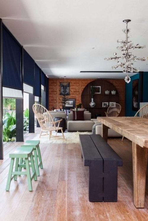 Интерьер квартиры в Бразилии, в которой Запад Встречается с Востоком. 08