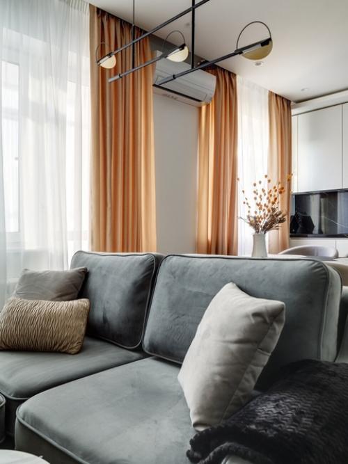 Современный интерьер квартиры 36, 1 м 2 (+ балкон) в ЖК Спасский мост в Красногорске. 09