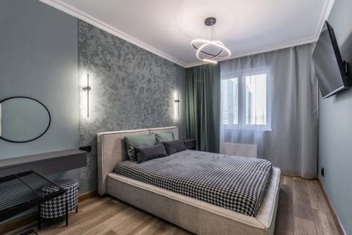 Спальня в проекте квартиры под сдачу в г. курган. 02