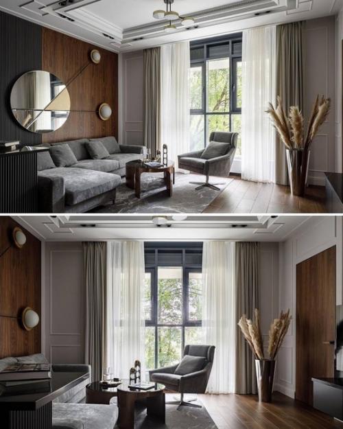 Кухня - гостиная в стиле ар - деко. 03