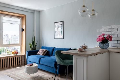 Интерьер 1-комнатной квартиры 36, 4 кв. 01