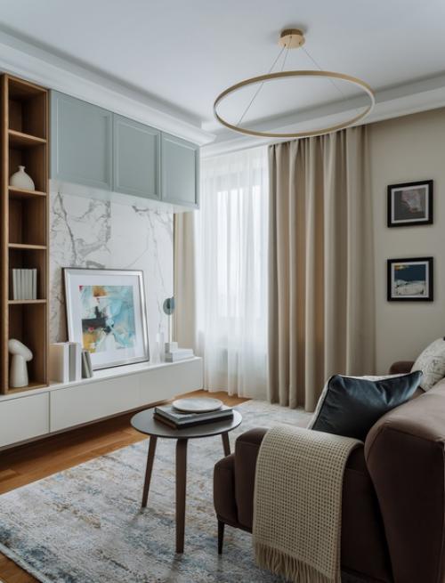 Светлая квартира 60 м для молодой пары из Петербурга ч. 1. 01