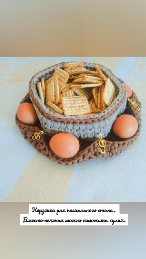 Трикотажные корзинки - это уют в любом уголке дома. 04