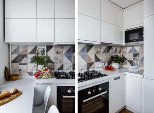 Пример обустройства небольшой однокомнатной квартиры, в которой решили обойтись без перепланировок. 01