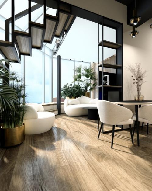 Студия с выходом на собственную террасу. 01