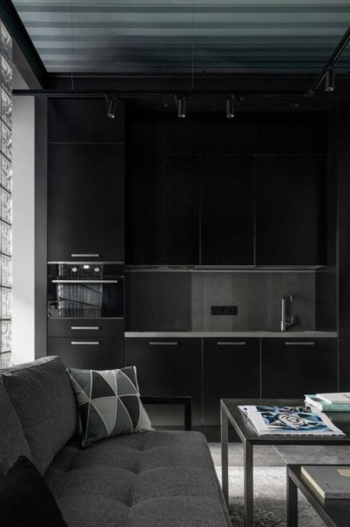 Интерьер квартиры в стиле лофт. 04