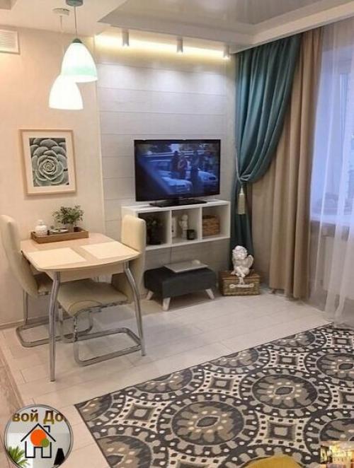 Уютная кухня - гостиная. 03