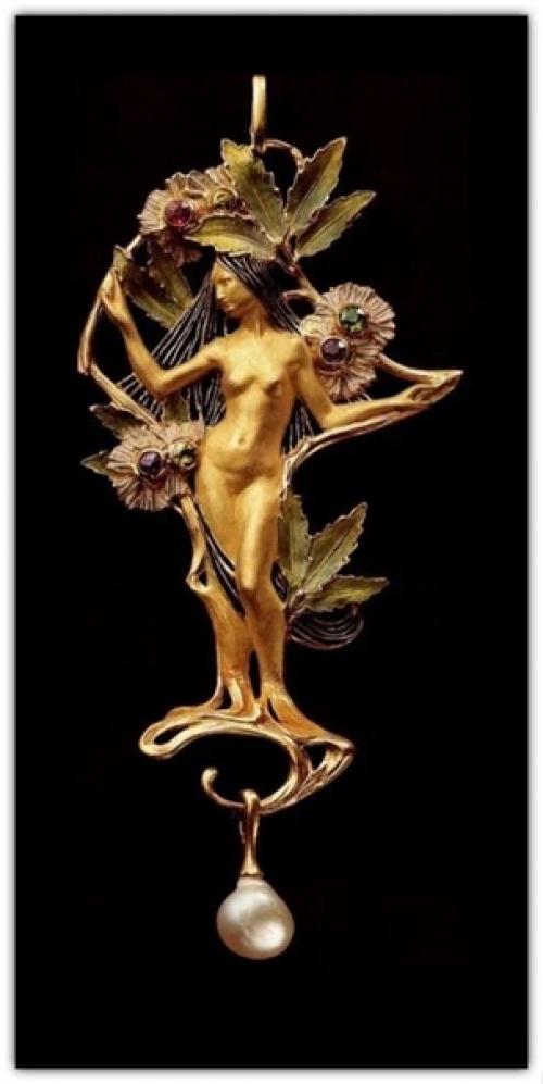 Стиль ар нуво ворвался, как ветер и захватил умы художников во всем мире. 02