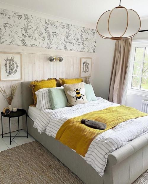 Красивый интерьер. С акцентом на жёлтый цвет. 04