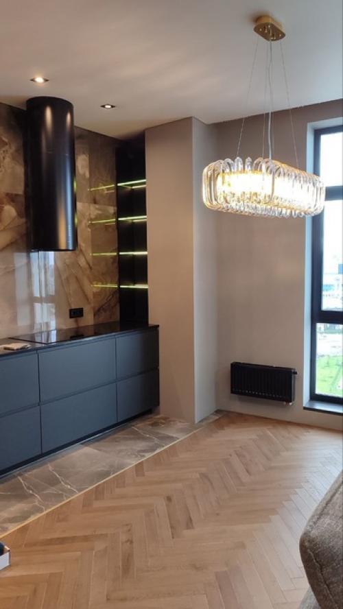 Квартира в процессе сборки и установки мебели. 01