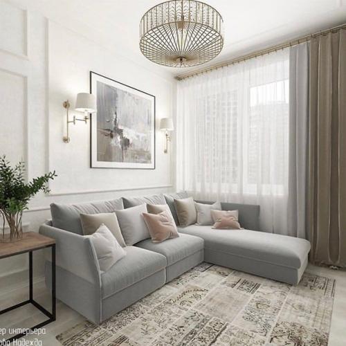 Какой вариант дизайна гостиной вам нравится больше?