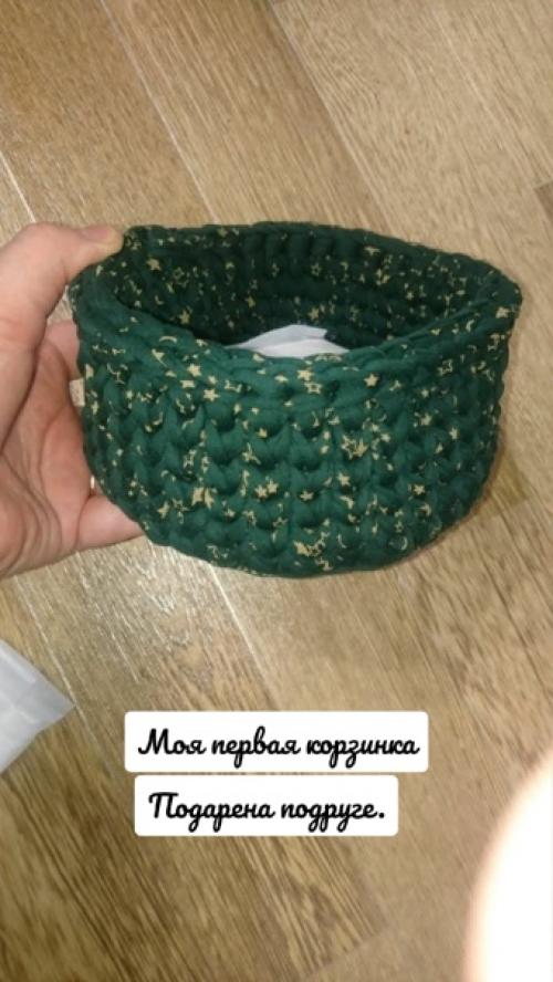 Трикотажные корзинки - это уют в любом уголке дома. 07