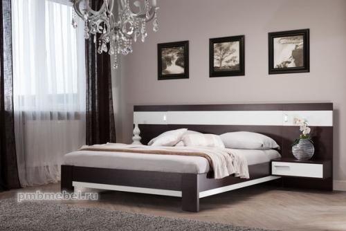 Дизайн черно-белой спальни. 03