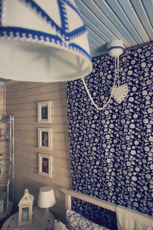 Спальня в деревенском стиле 10 кв. 07