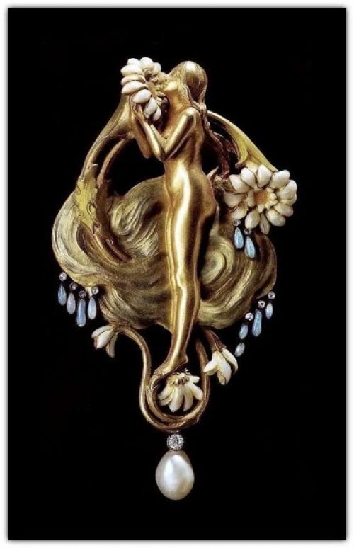 Стиль ар нуво ворвался, как ветер и захватил умы художников во всем мире. 01