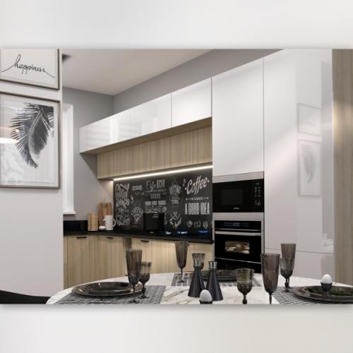 Когда стандартные навесные шкафчики уже не впечатляют, всегда есть место для фантазии и интересных дизайнерских приемов. 01