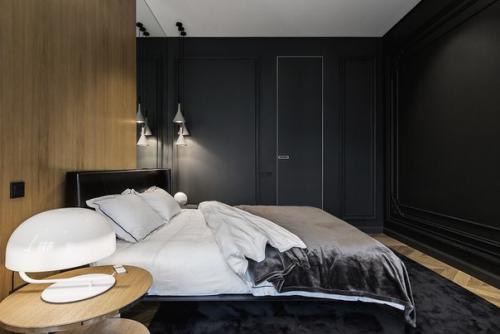 Роскошная квартира на патриарших прудах: насыщенные цвета в сочетании с натуральным деревом и элементы классики с современным минимализмом. 03