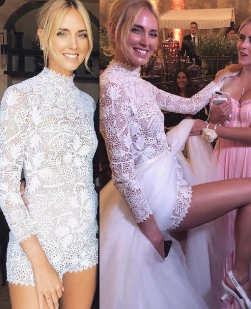 Нетипичное свадебное платье Dior для кьяры ферраньи. 07