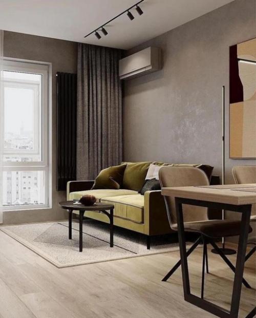 Интерьер кухни - гостиной. 01