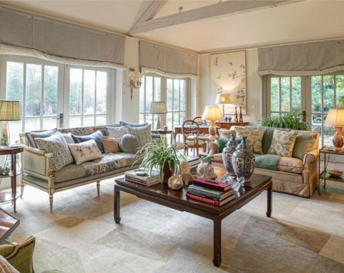 Интерьер георгианского дома в норфолке, спроектированного дизайнером интерьеров Берди фортескью. 02