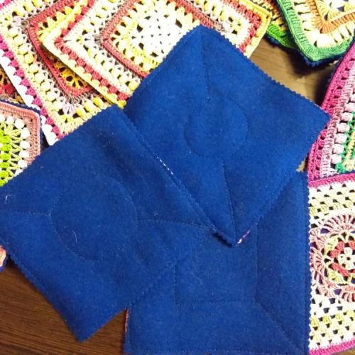 Как я небольшие остатки пряжи использую! 06