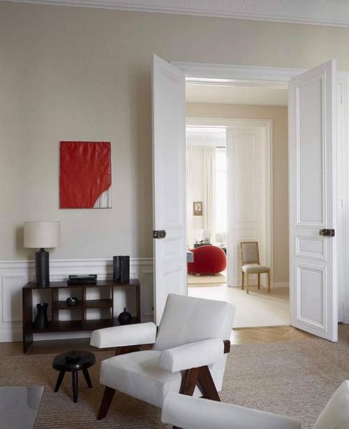 Интерьер квартиры во французском стиле середины века впечатляет своей изысканностью и утонченностью. 01