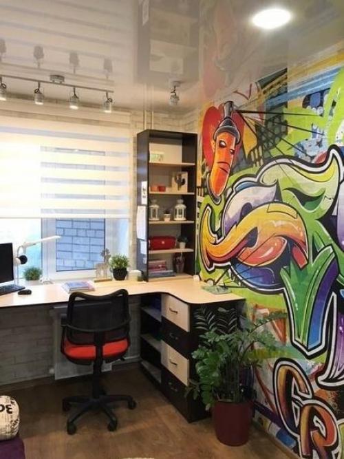 Интерьер комнаты подростка. 02