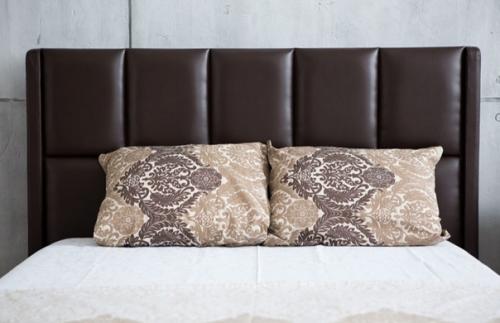 Кровать Бруно. Современные формы кровати, сочетая мягкость и стиль прямых форм, дополнят интерьер вашей спальни. 02