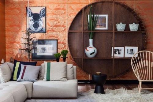 Интерьер квартиры в Бразилии, в которой Запад Встречается с Востоком. 01