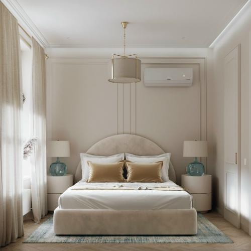 Проект 1-комнатной квартиры почти 40 м 2 в ЖК Грин парк в Москве. 07