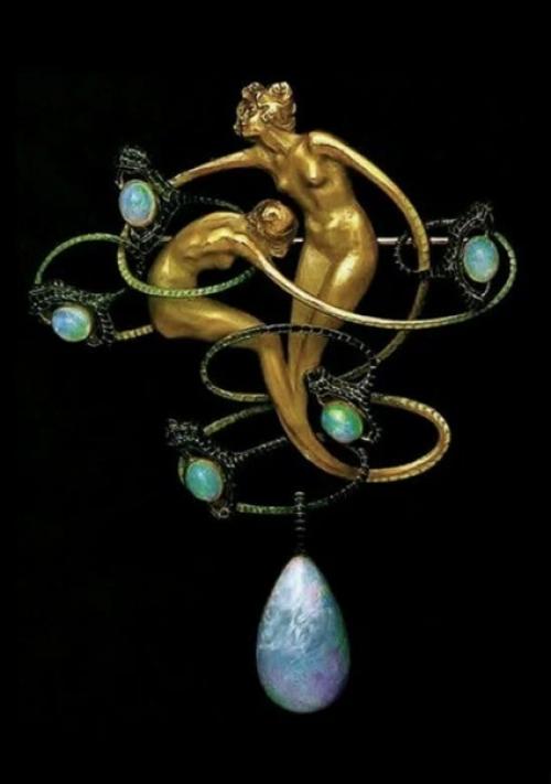 Стиль ар нуво ворвался, как ветер и захватил умы художников во всем мире. 06