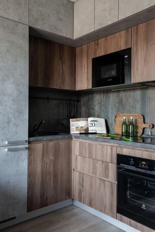 Стильная квартира - студия площадью 19 кв. 02