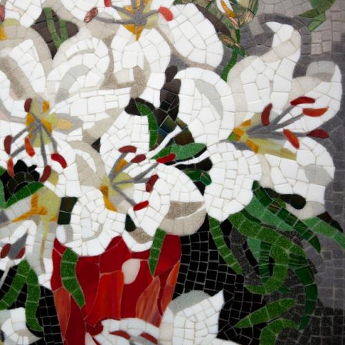 Художественные проекты студентов выполненные из стеклянной мозаики. 03