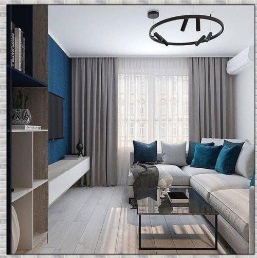 Интерьер гостиной. В современном стиле. 01