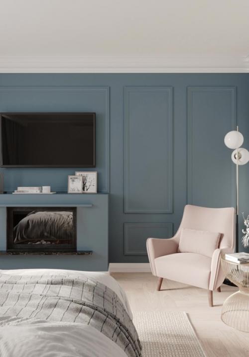 Стильная спальная комната. 01