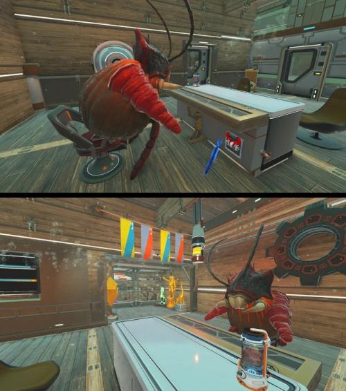 Геймер под ником Avaslash создал копию ресторана красти краб из Губка Боб Квадратные Штаны в No Man's Sky. 06