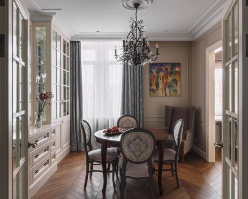 Из коммуналки - в уютный классический интерьер: квартира в северной столице. 01